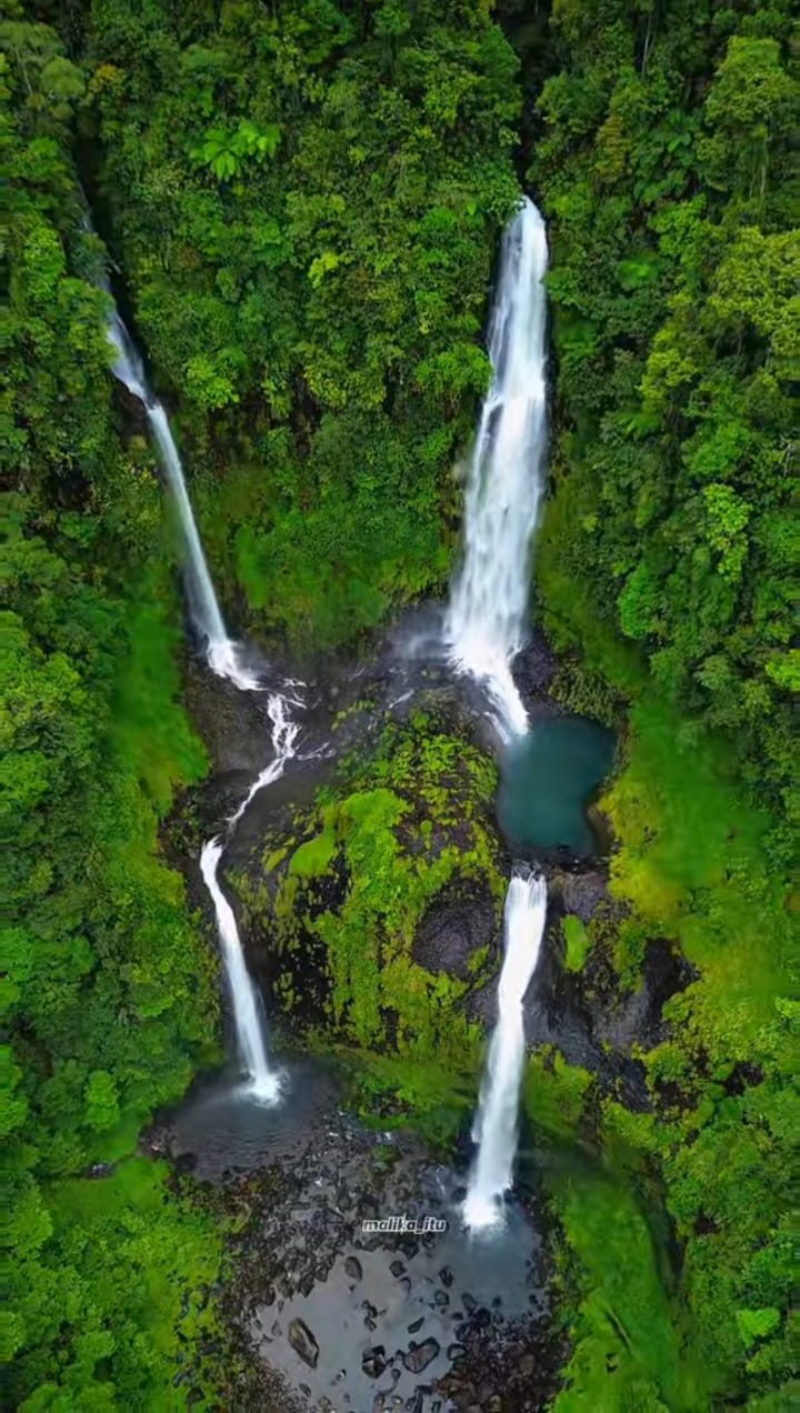 Gambar Air Terjun Sembilan Bengkulu